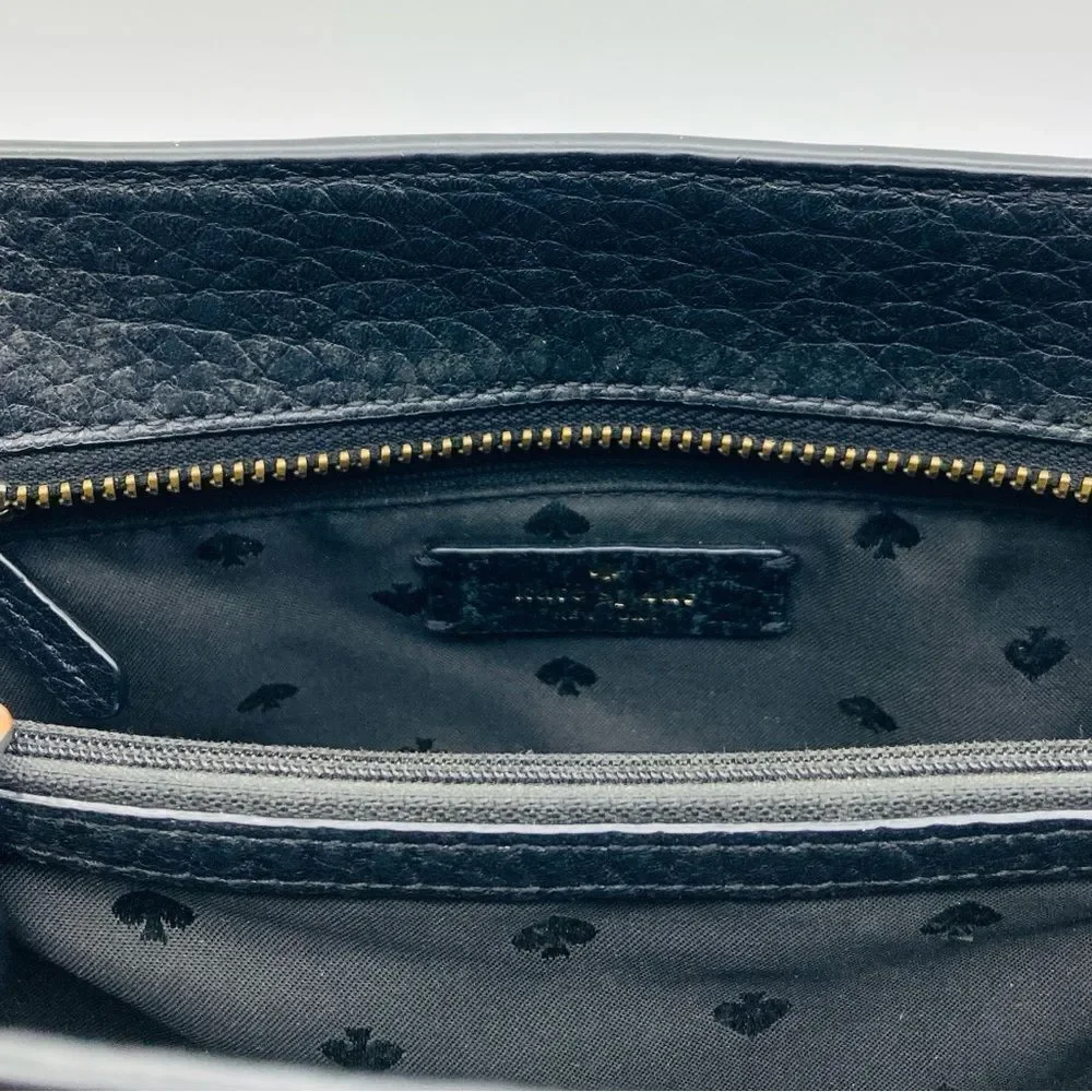 Kate Spade New York Leighton Pebble Leather Satchel Handbag Shoulder Bag